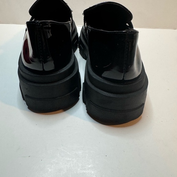 Black Patent Leather Loafers - Picture 3 of 7